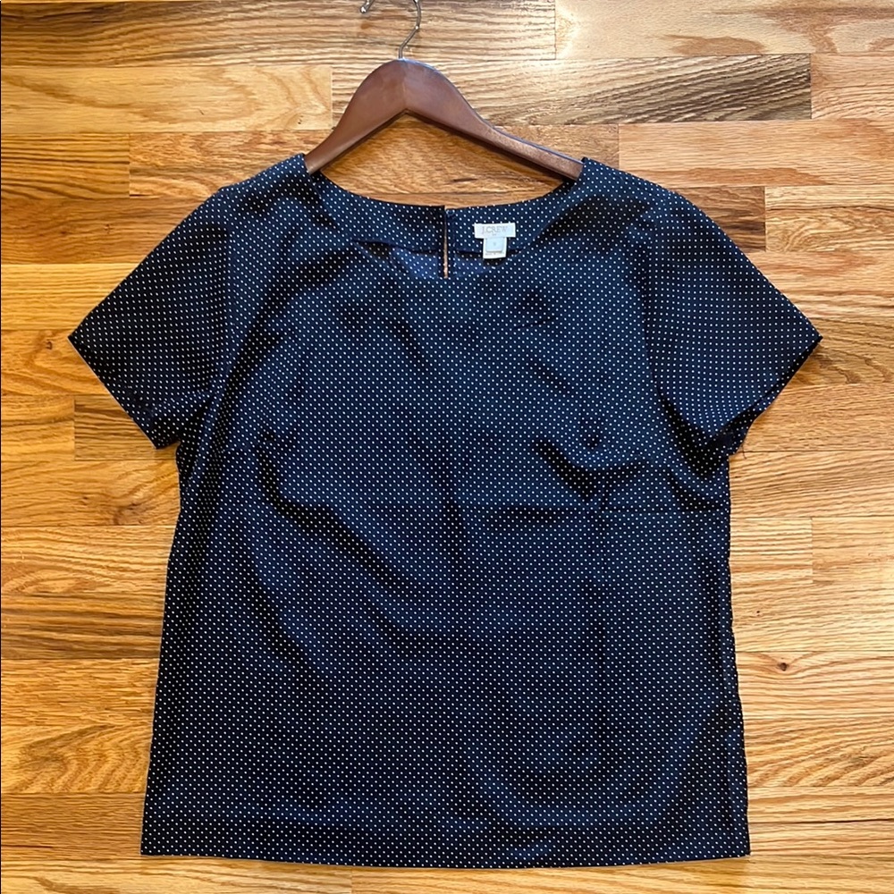 Women's Black Polka Dot Top